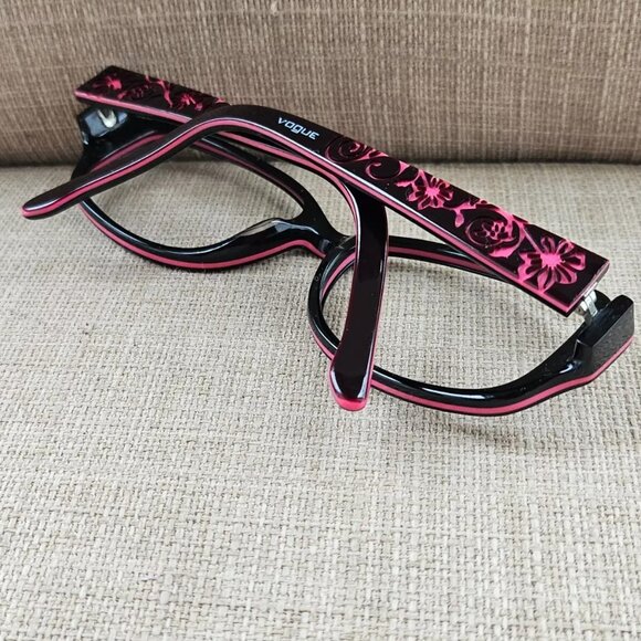 Vogue Women Glasses Frame Black/Red Tone VO5088 55[]16 130 Eyeglasses - Picture 5 of 12